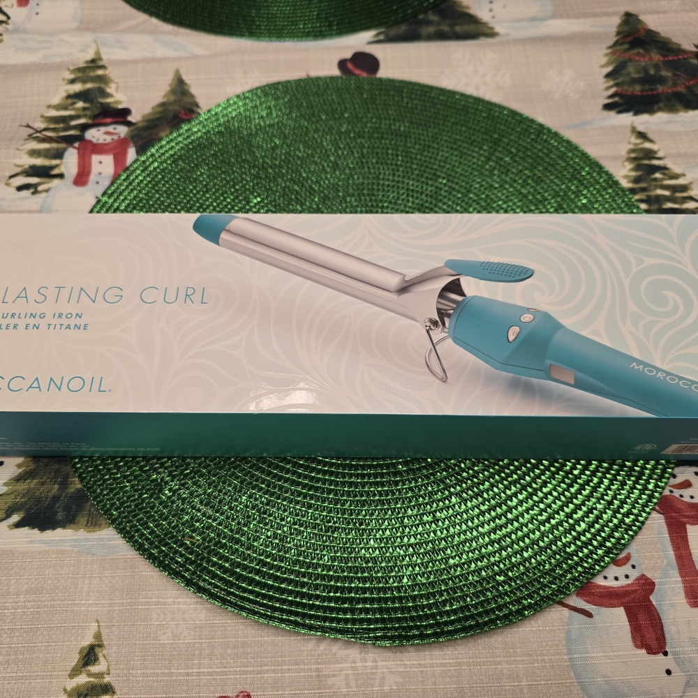 Moroccanoil Curling Iron - Teal and Silver
